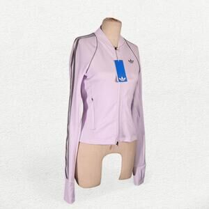 Adidas Originals Sports Superstar Midlayer Shirt Jacket in Frozen Purple